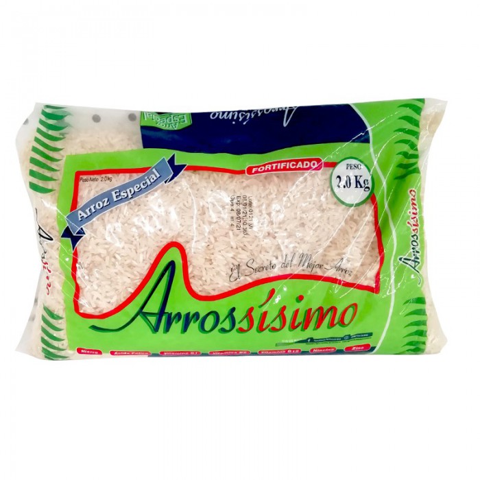 Paquete de arroz Arrossisimo de 2 kg