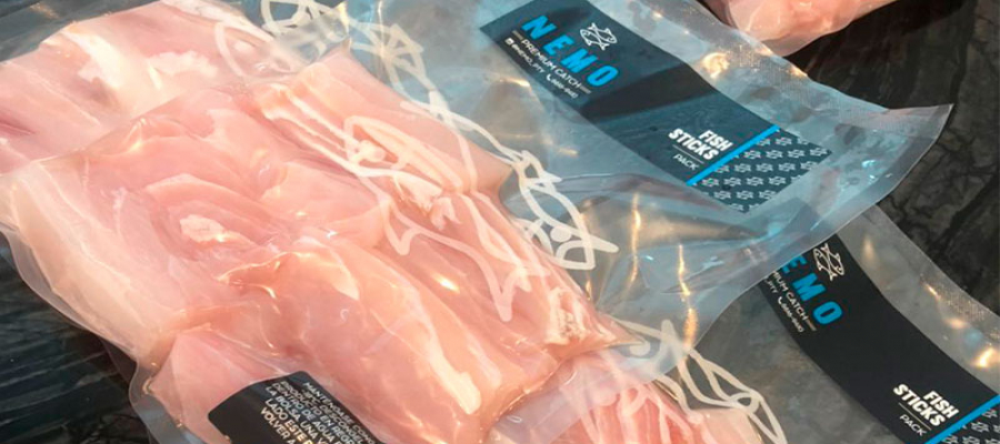 Fish sticks de pescado Nemo en packs al vacío